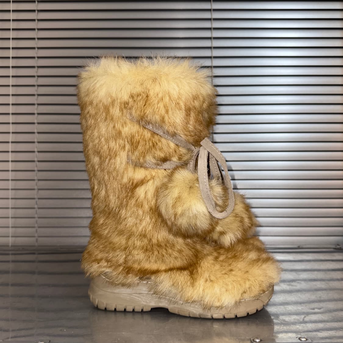 00s Y2K 콜린 스튜어트 털 부츠 상품이미지6