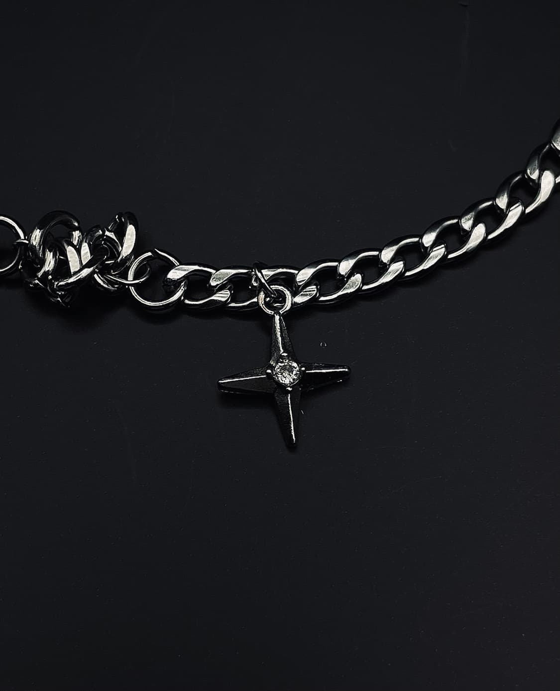 pcr053 The cross black necklace 상품이미지7
