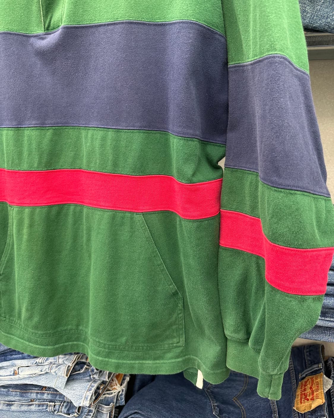 (L)에디바우어 후드 럭비티-M1811 상품이미지3