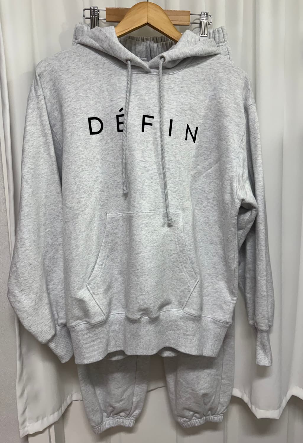 [새상품] 드핀 시그니처 로고 후디 셋업 상품이미지2