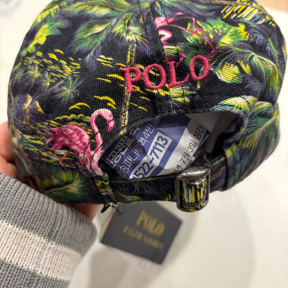 [59cm] 폴로 랄프로렌 야자수 플라밍고 볼캡 상품이미지3
