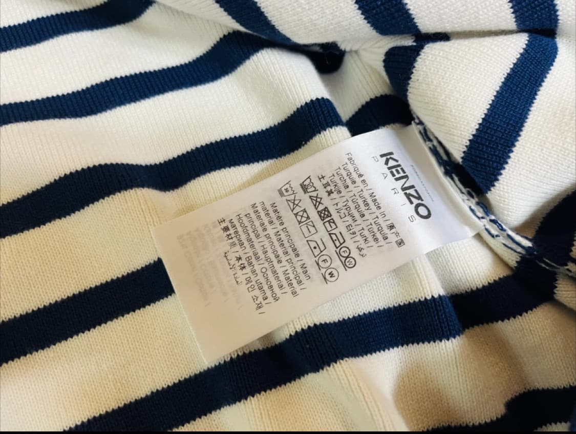 겐조 노티카 네이비스트라이프 가디건드립니다[미착용] 상품이미지5