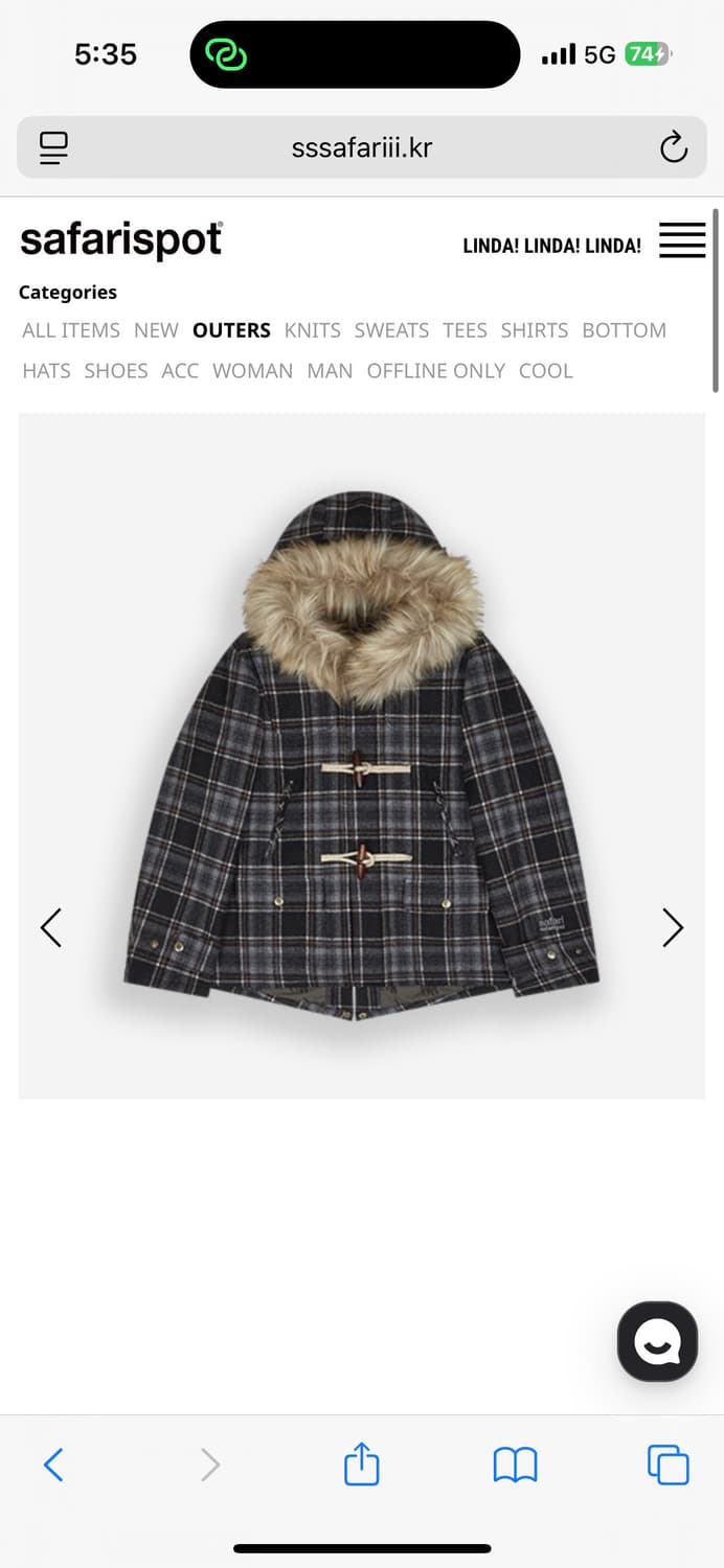 사파리스팟 더플코트 1/2 상품이미지1