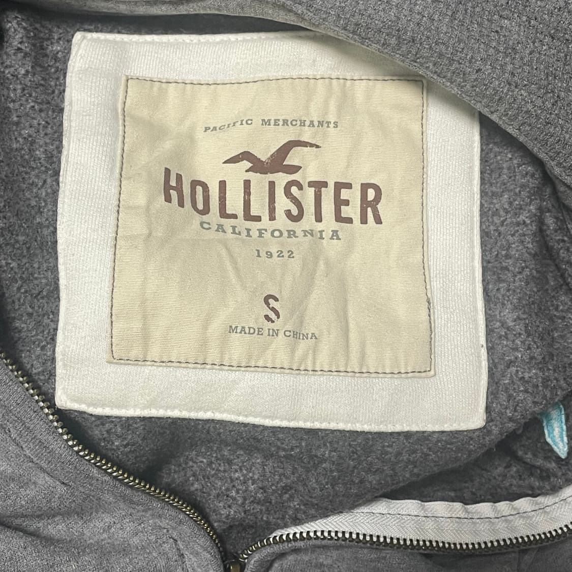 홀리스터 그레이 후드집업 S 상품이미지2