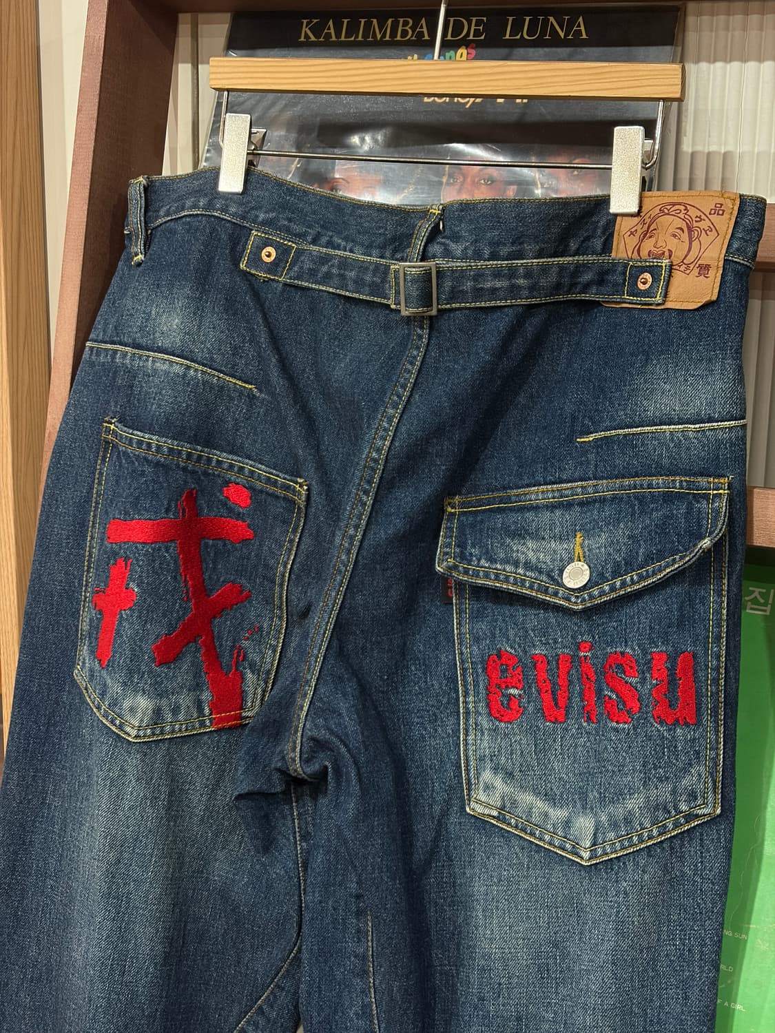 Evisu 에비수 재팬 자수 엔지니어드 데님팬츠 36 상품이미지3