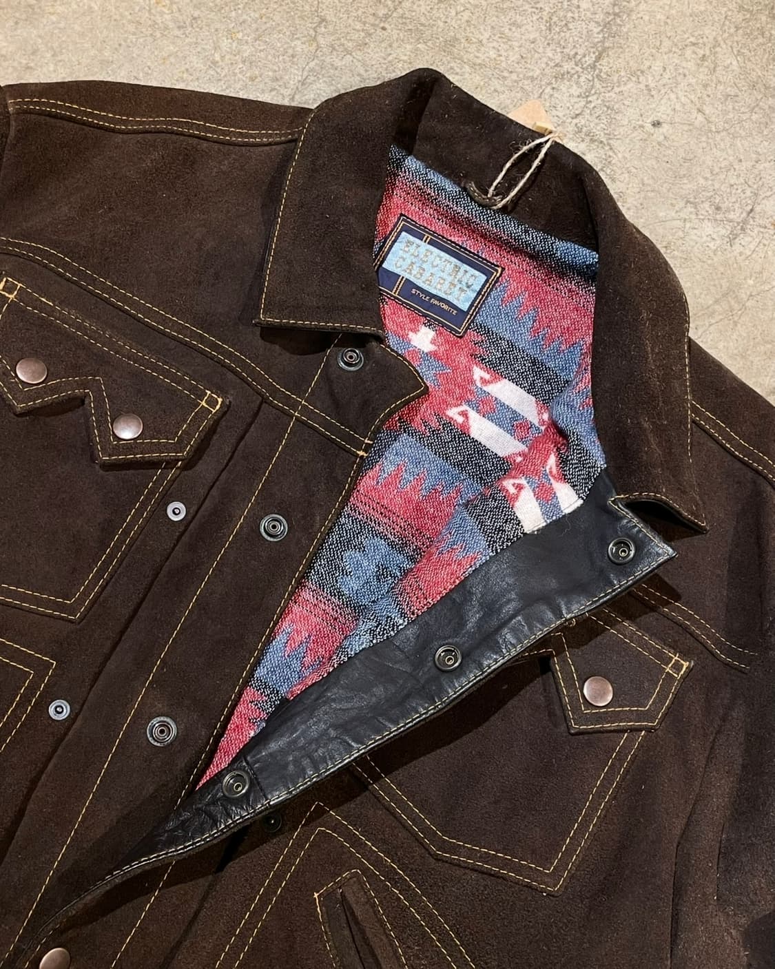 Electric cabaret 스웨이드 웨스턴 재킷 (B5156) 상품이미지4