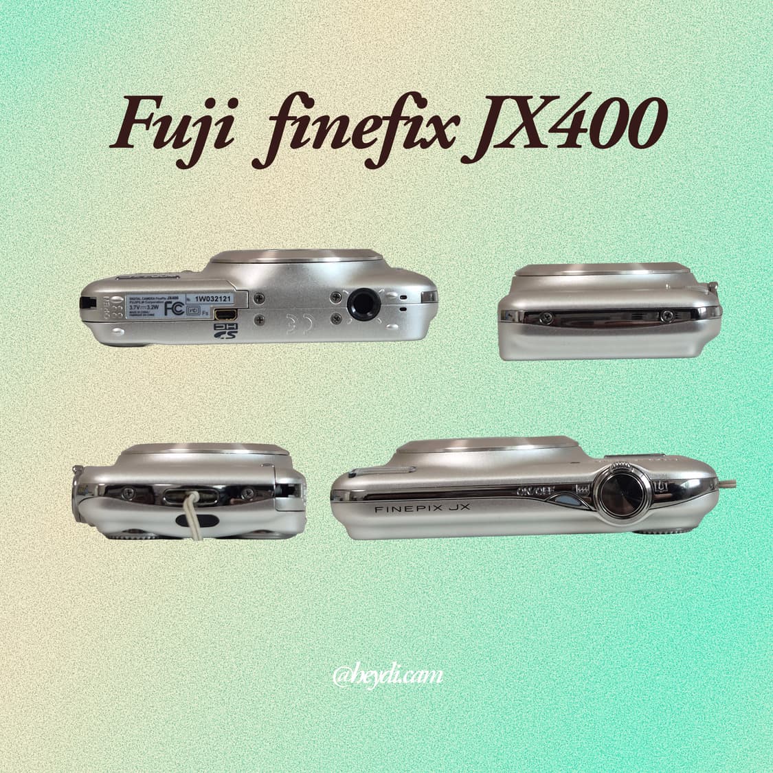 후지필름 파인픽스 JX400 샴페인실버  상품이미지3