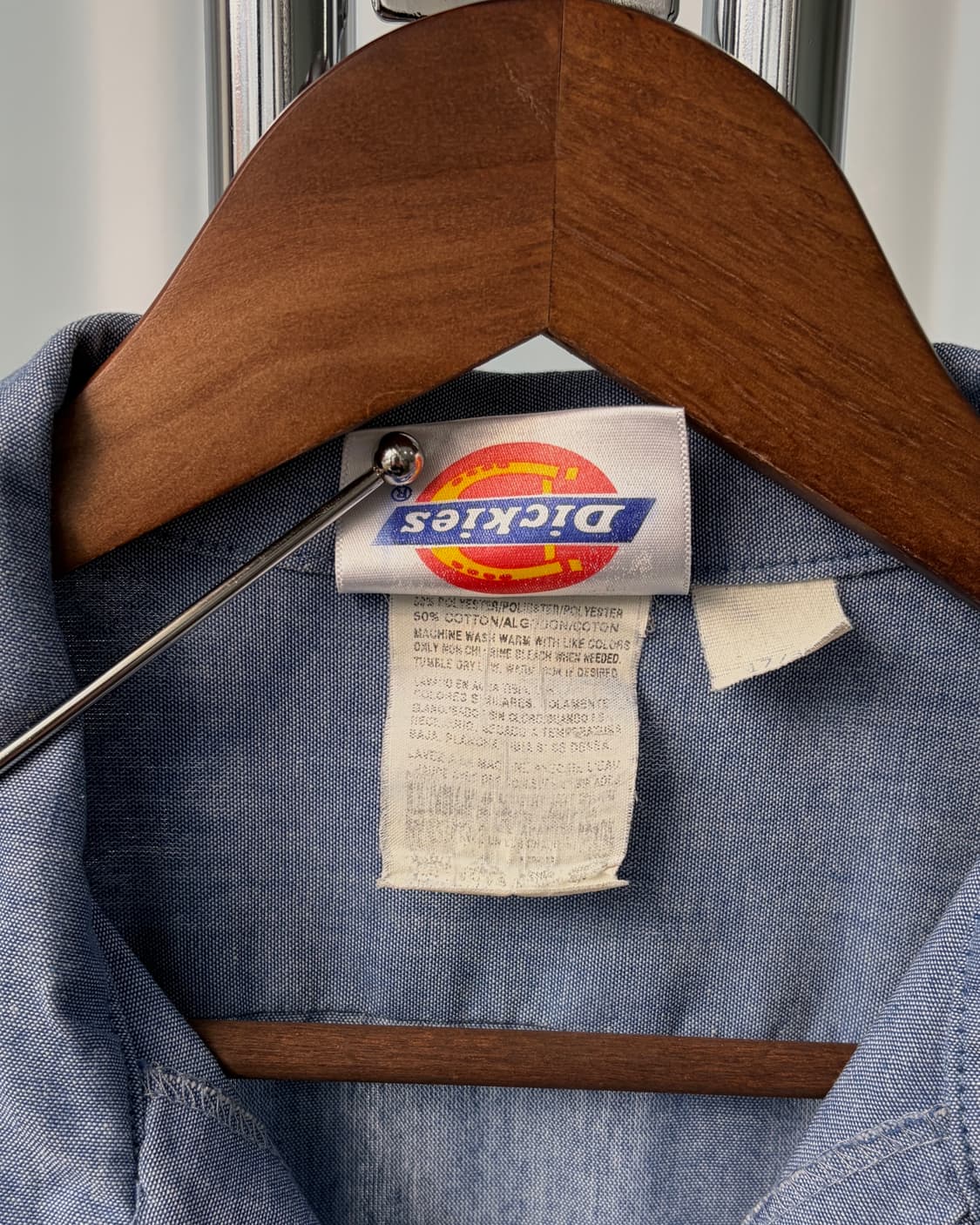 [XL]디키즈 USA 90s 샴브레이 워크 셔츠 상품이미지9