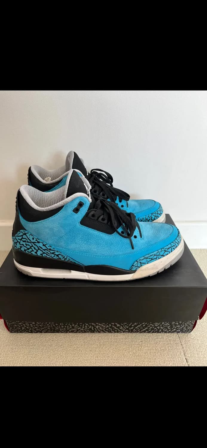 (275) 나이키 조던 3 파우더블루 , AIR JORDAN3 RETRO 상품이미지2