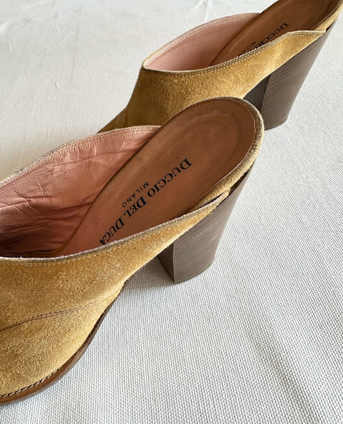 DUCCIO DEL DUCA suede mules 240 상품이미지6