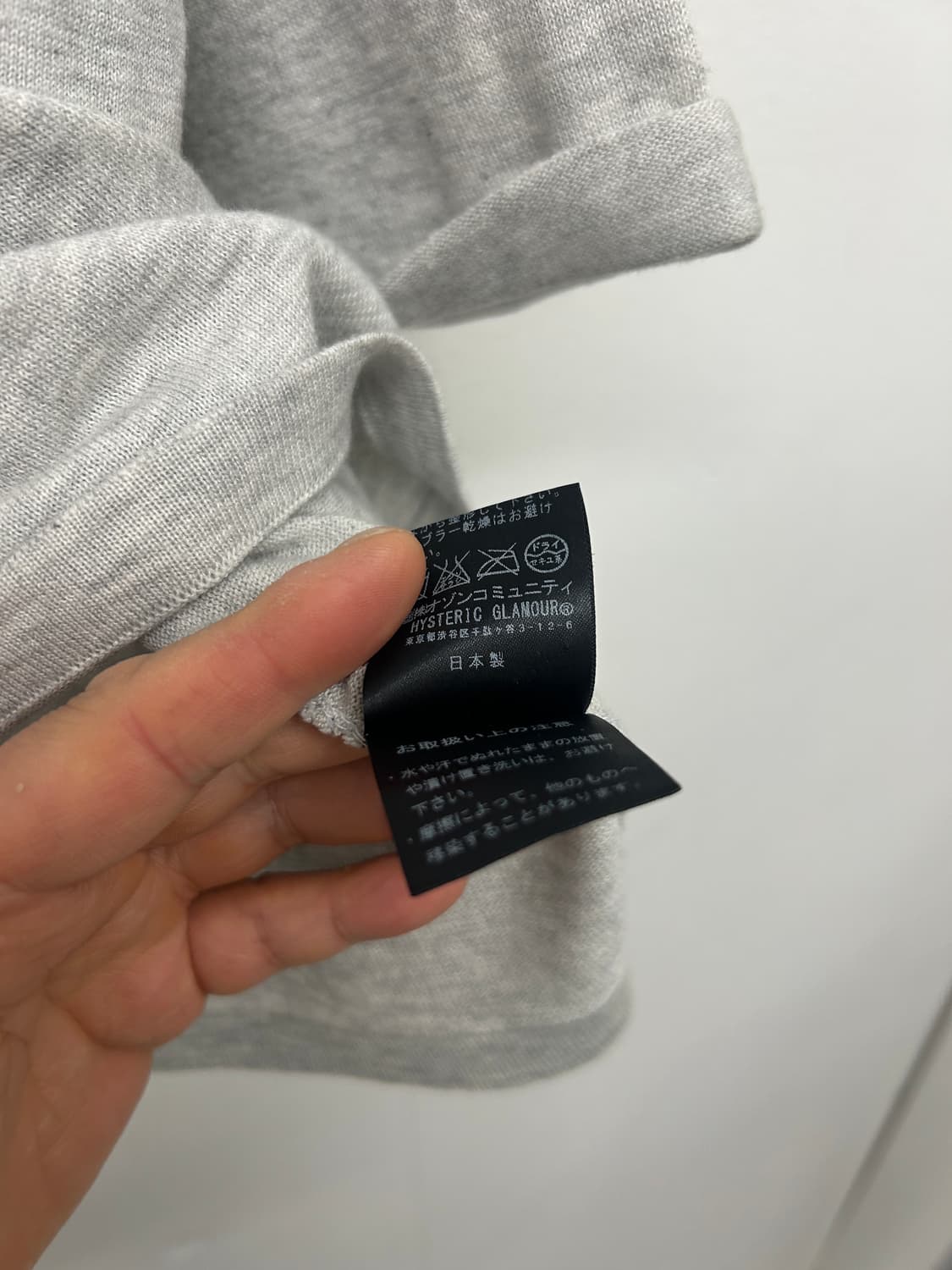 히스테릭글래머 반팔 코튼 니트티셔츠 상품이미지5