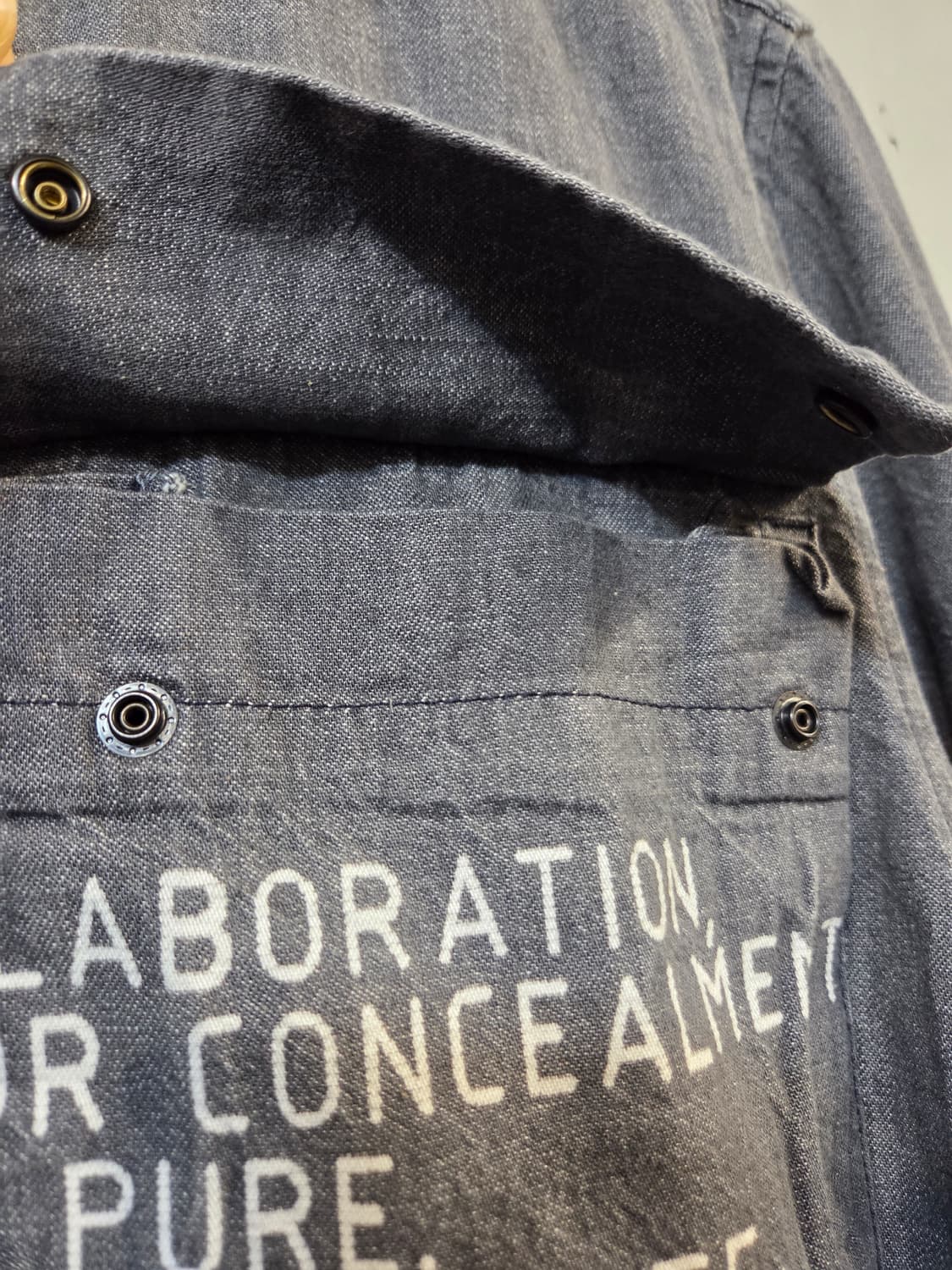 G-Star RAW 그레이 데님 셔츠(M) 상품이미지4