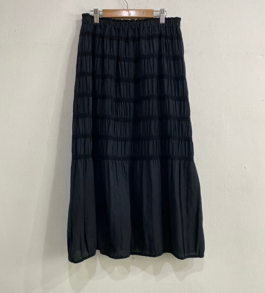 이세이미야케 2009 하트 레이스 롱 스커트 상품이미지1