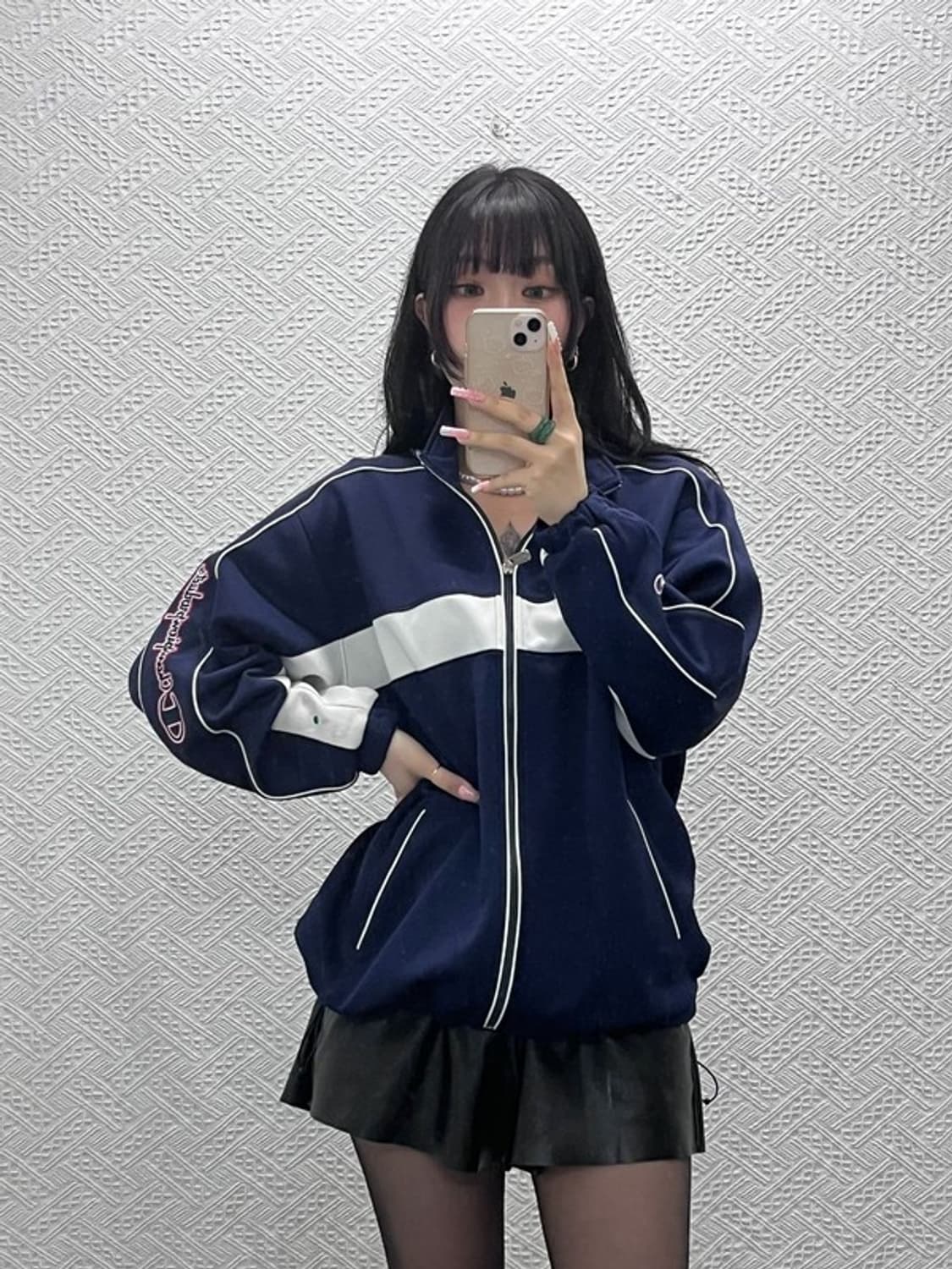 챔피온 올드스쿨 레트로 플레이로고 져지 집업 M C12336 상품이미지1