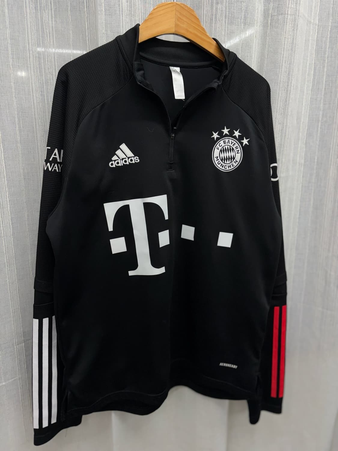 20 21 아디다스 바이에른 뮌헨 축구 유니폼 트레이닝 집업 져지 상품이미지1