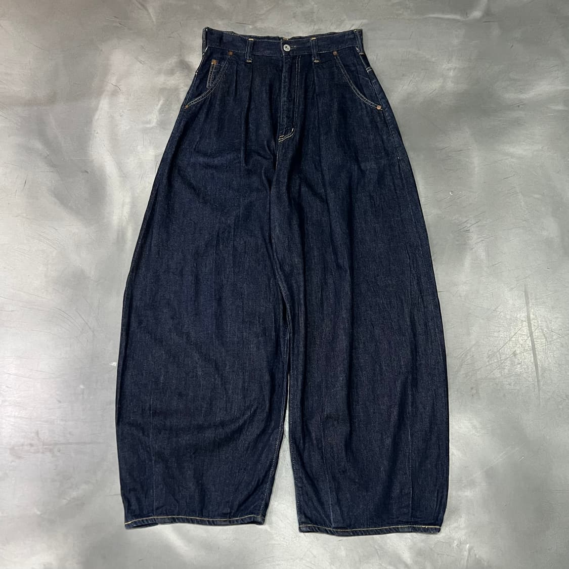  존불 원턱 벌룬 데님 팬츠 y15119 상품이미지1