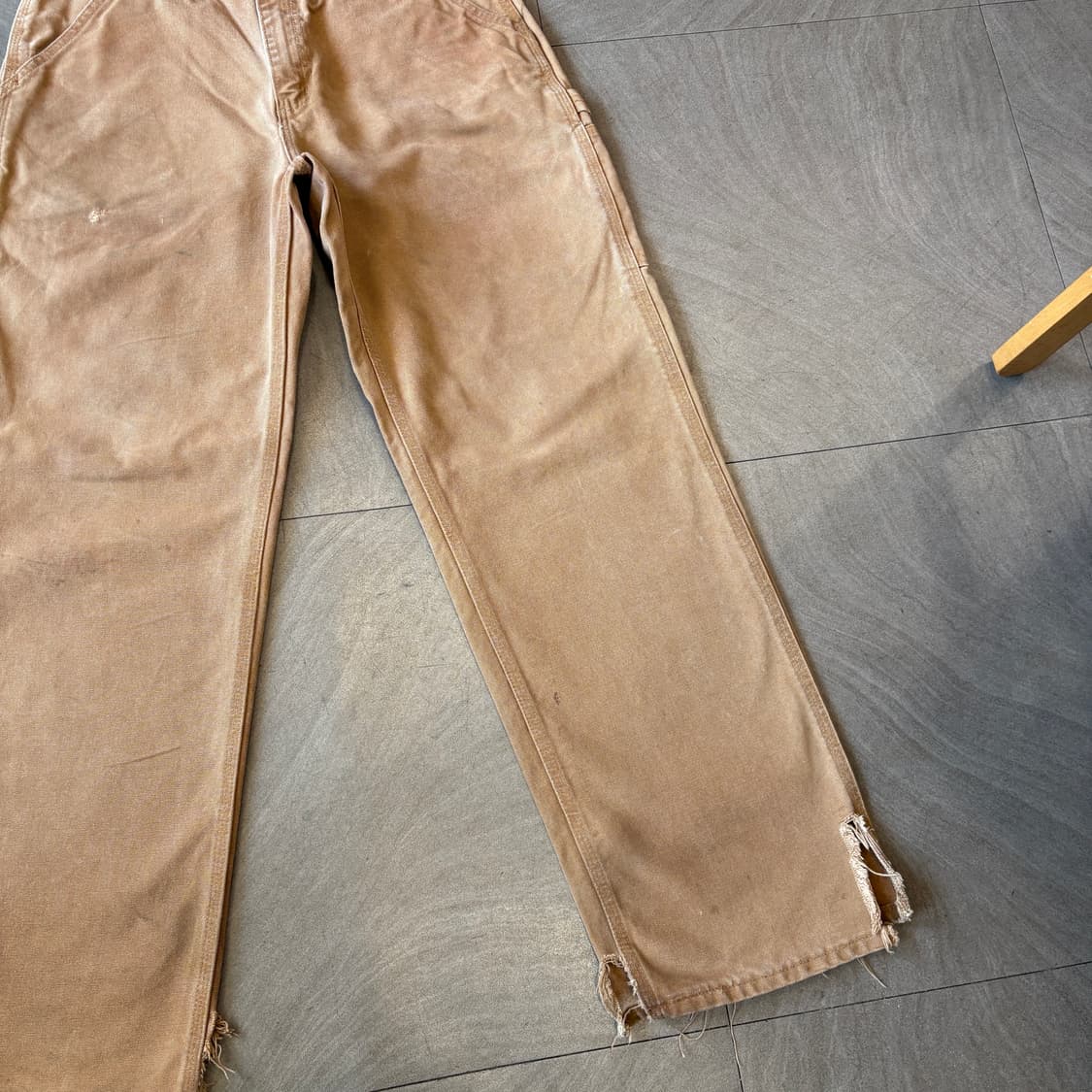 칼하트 미국 생산 오리지널 브라운 카펜터 팬츠  상품이미지9