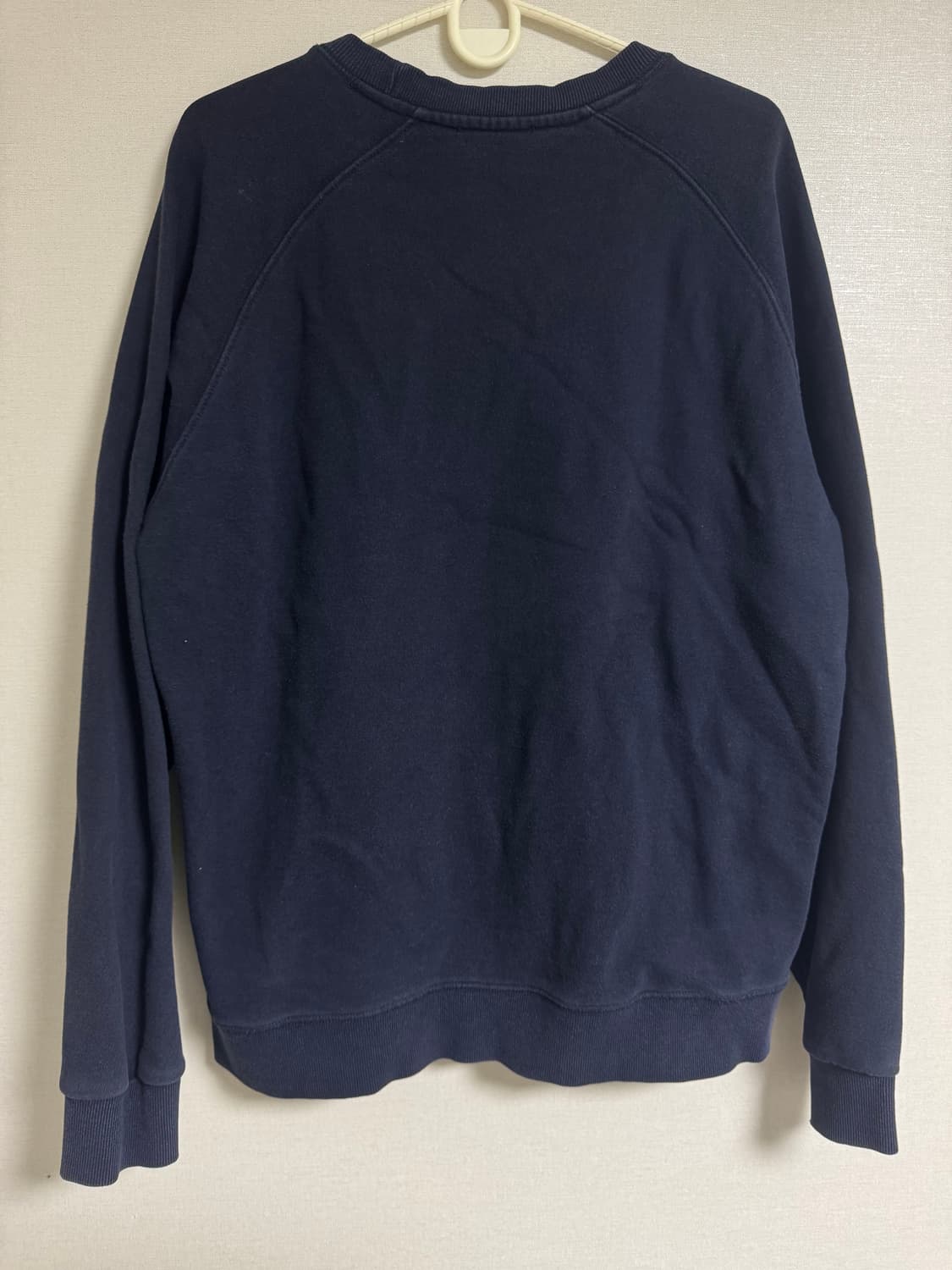 메종키츠네 네이비 폭스헤드 로고 맨투맨 L(L) 상품이미지3