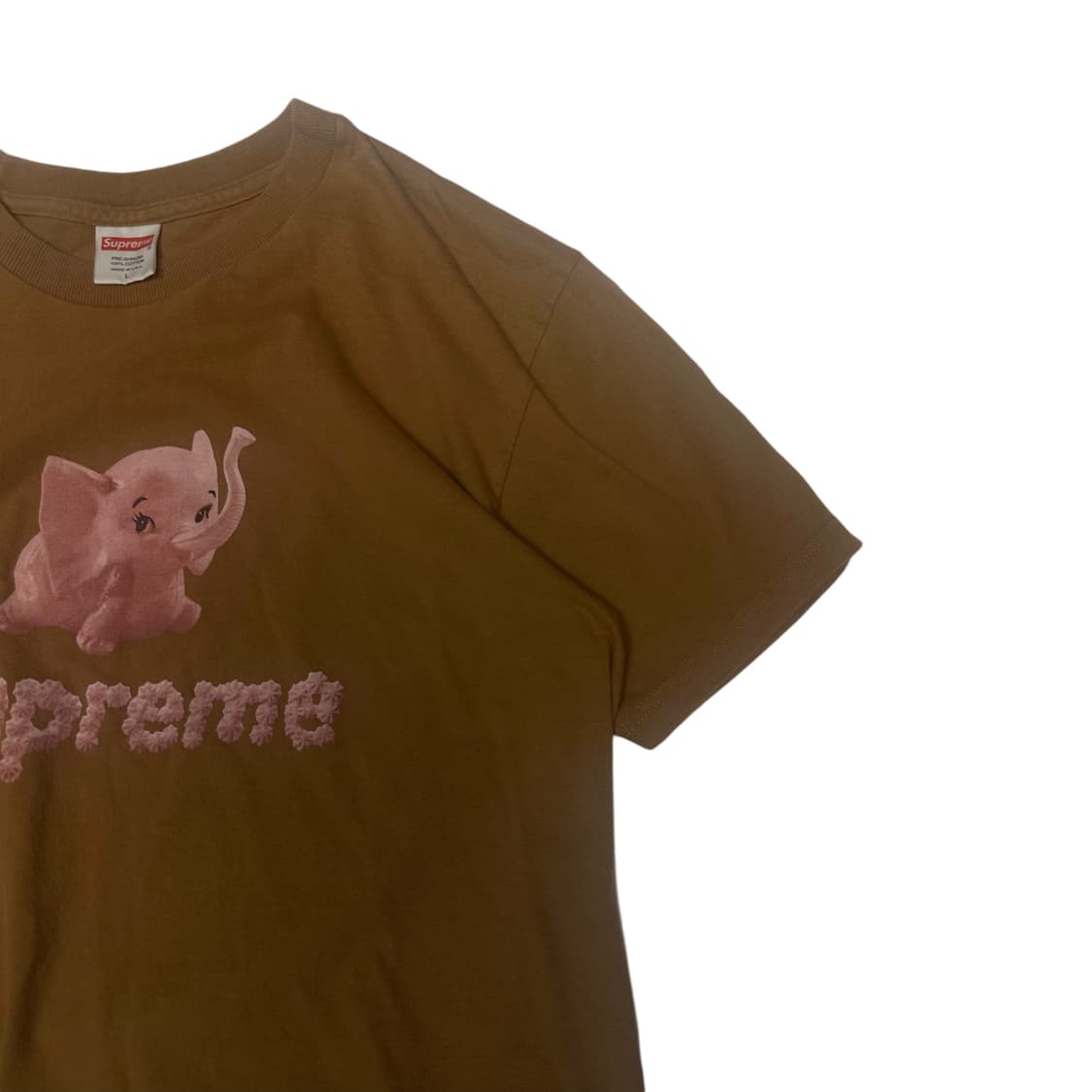 슈프림 17SS 브라운 코끼리반팔 L 상품이미지2