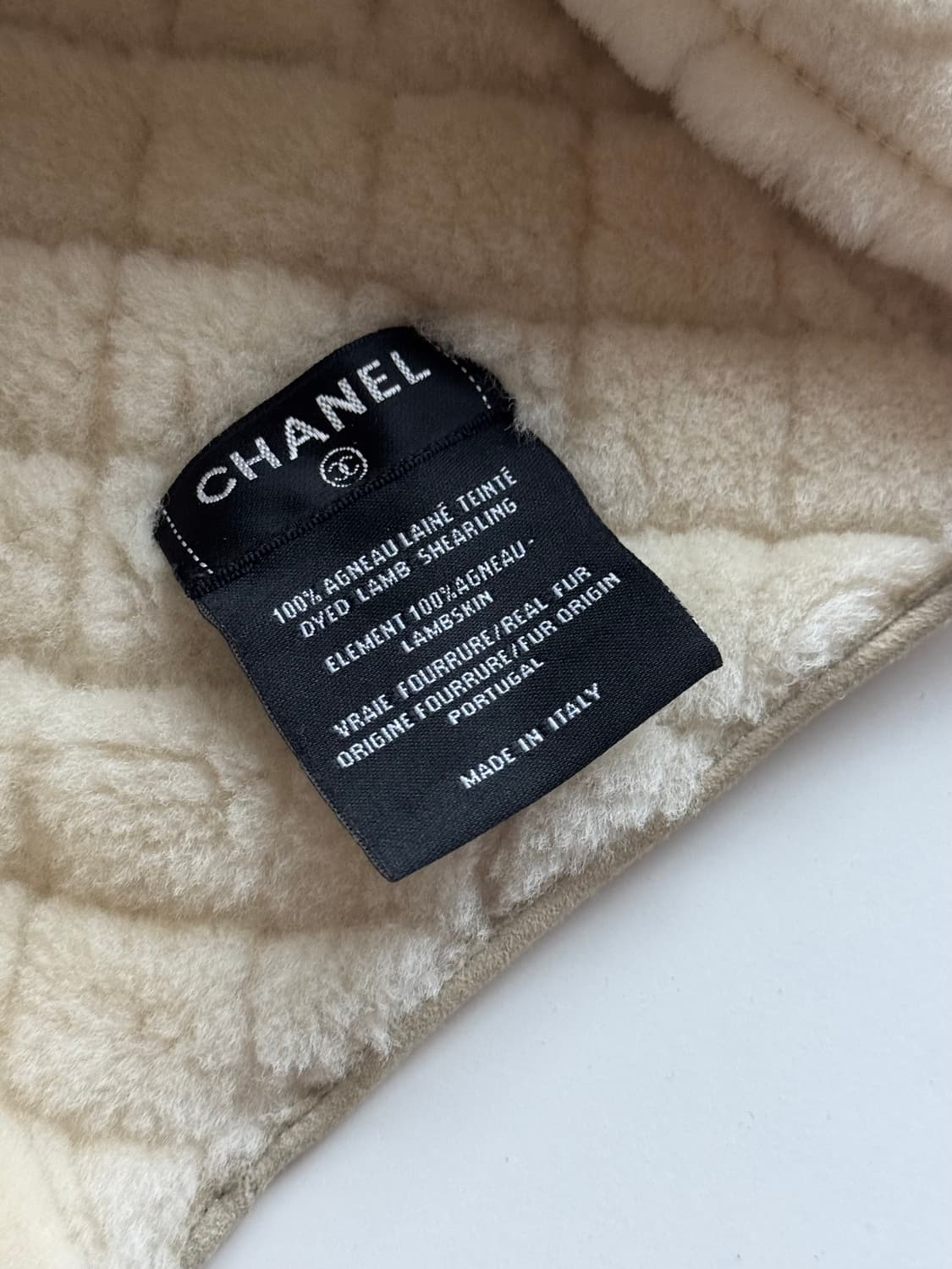 Chanel hat shearling lambskin 상품이미지2