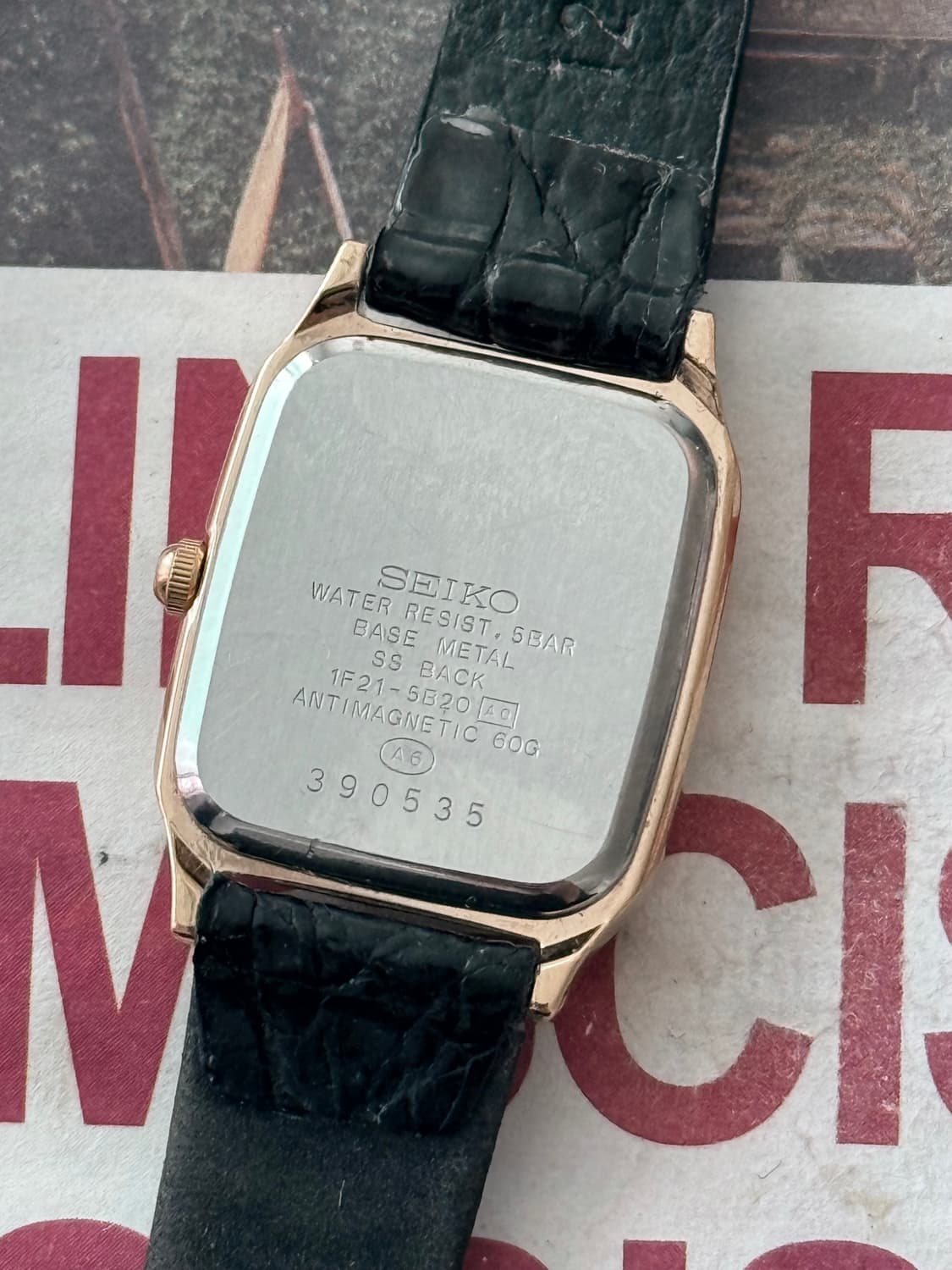 세이코 Seiko SPRIT 쿼츠 스퀘어 상품이미지3