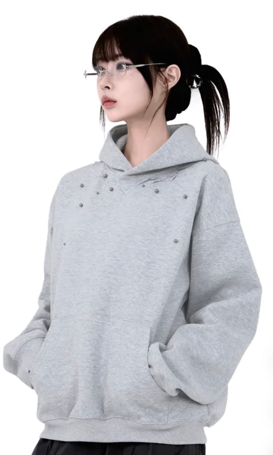 알트코드 고스트 본 링크 후드티 상품이미지2