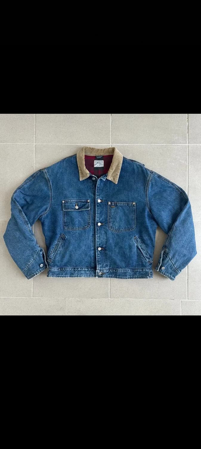 90s 빈티지 폴로 덩가리 자켓 L 상품이미지1