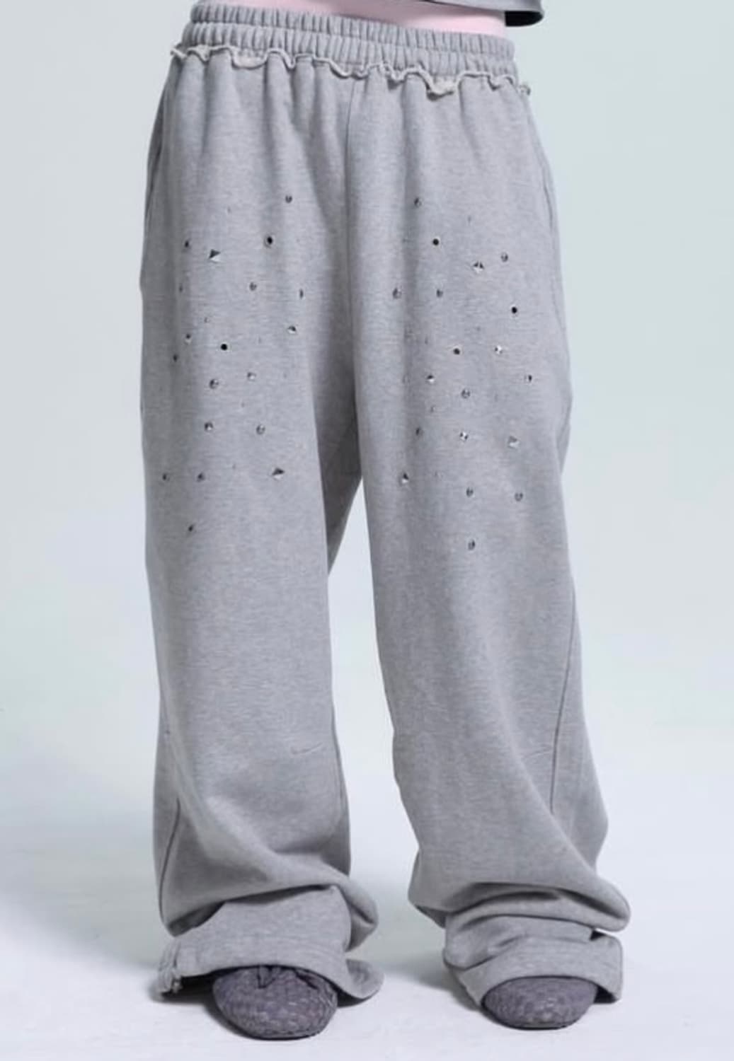 알디유 스트링 스웨트팬츠 그레이 상품이미지1