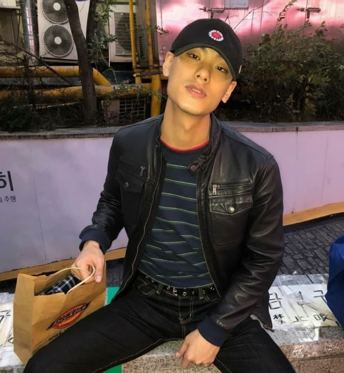 (XL) Guess 게스 락시크 이태리 양가죽 레더 자켓 상품이미지1