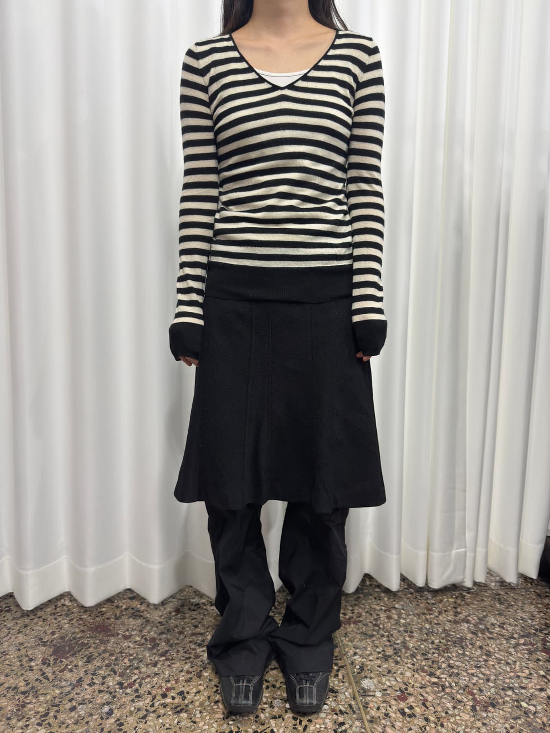 stripe wool knit 상품이미지7