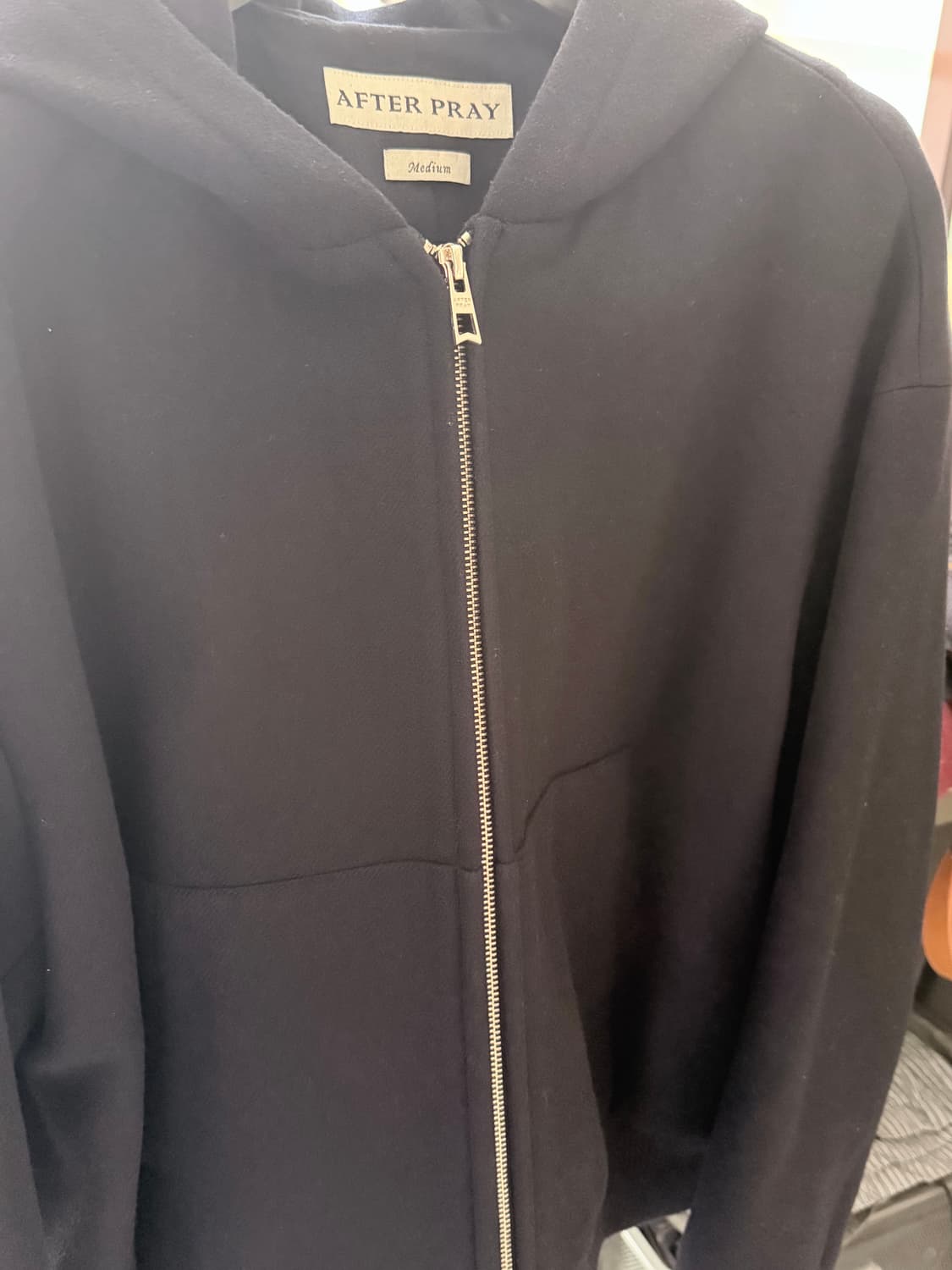 애프터프레이 시몬 후디드 집업 네이비  상품이미지2