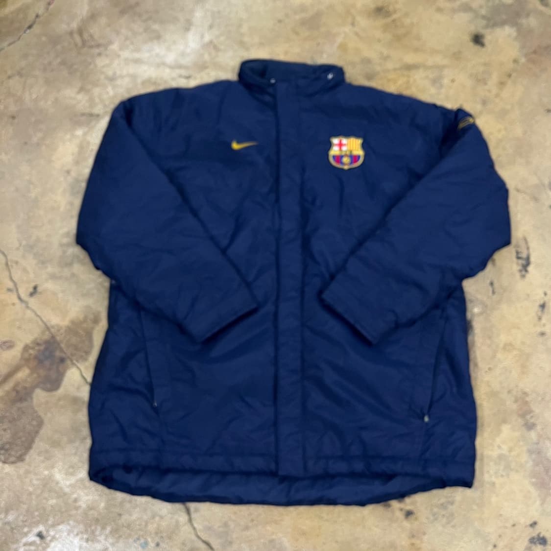 [정품/L] 나이키 FC 바르셀로나 벤치 패딩 자켓 b16 상품이미지2