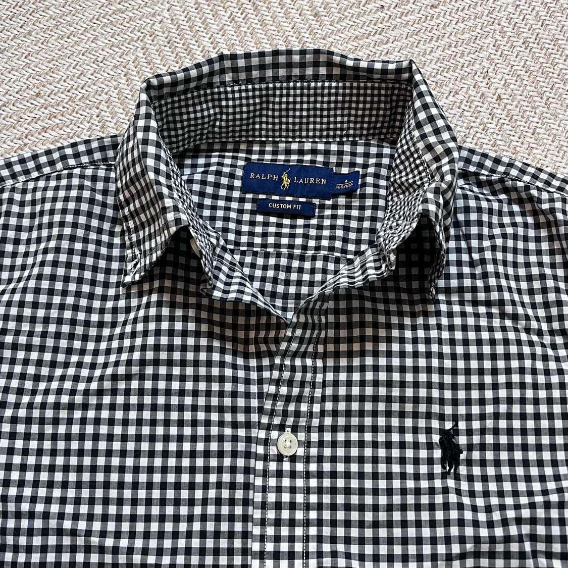 [정품] 폴로 블랙 / 블랙포니 체크 셔츠 [ 4 ] 상품이미지3