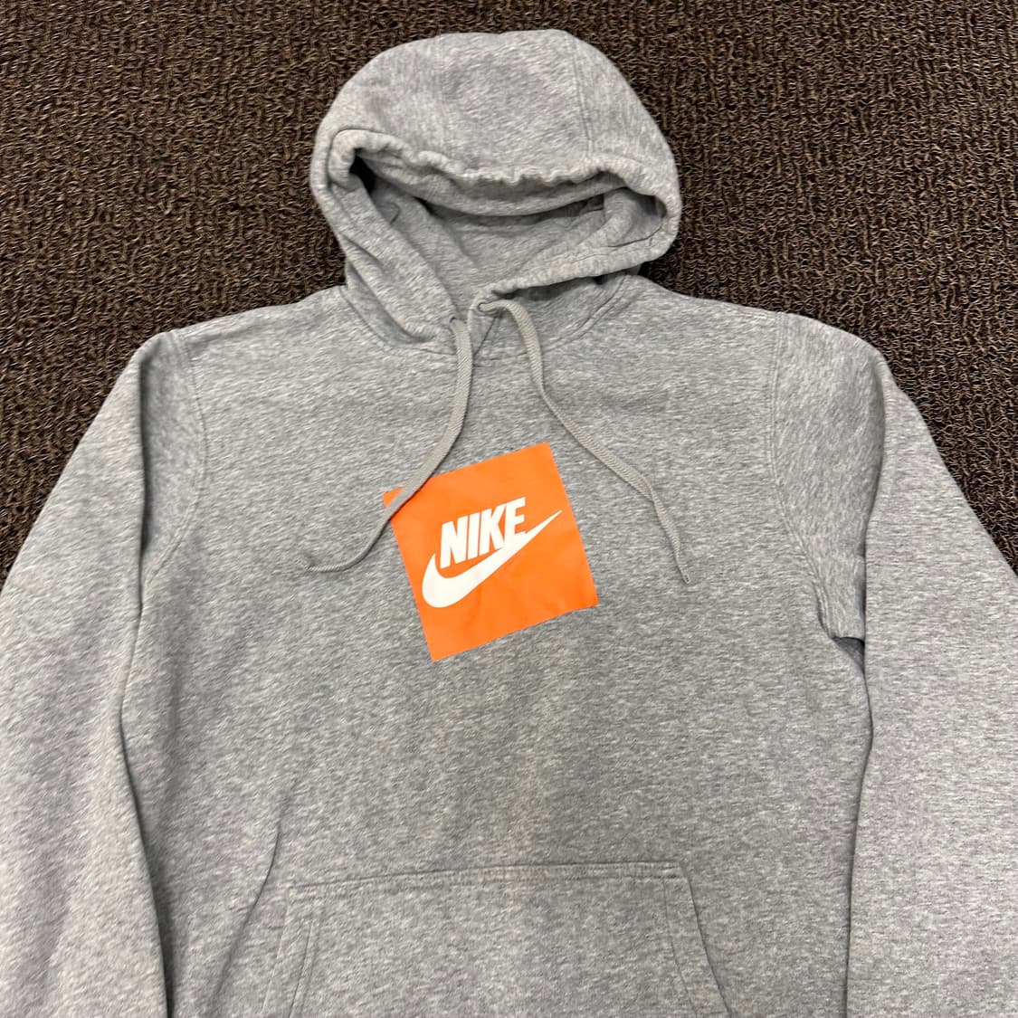 NIKE 나이키 기모 후드티셔츠 그레이 95(M) 상품이미지2