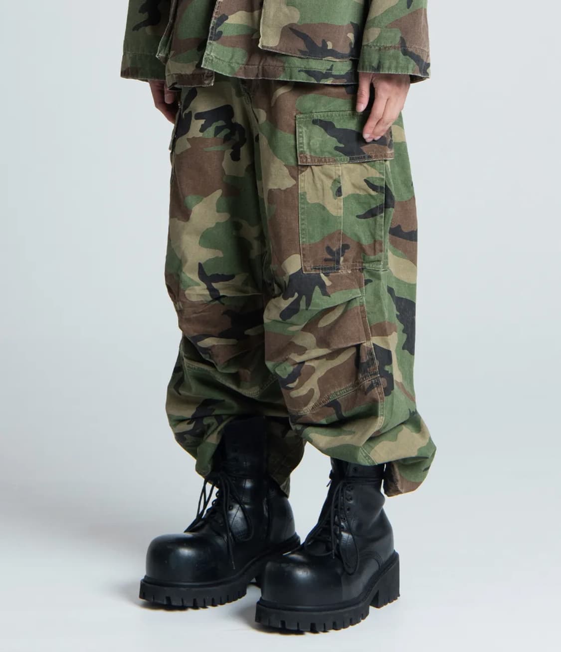 [3] 노드 Stone Washed 카고 팬츠 카모 상품이미지2