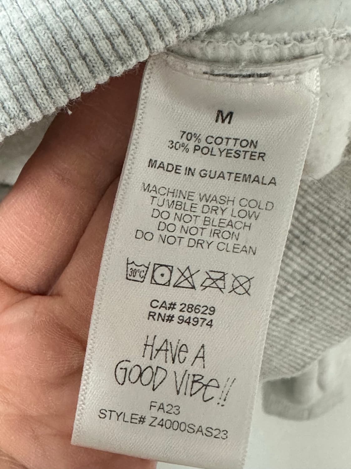 M 스투시 베이직 후드 상품이미지5