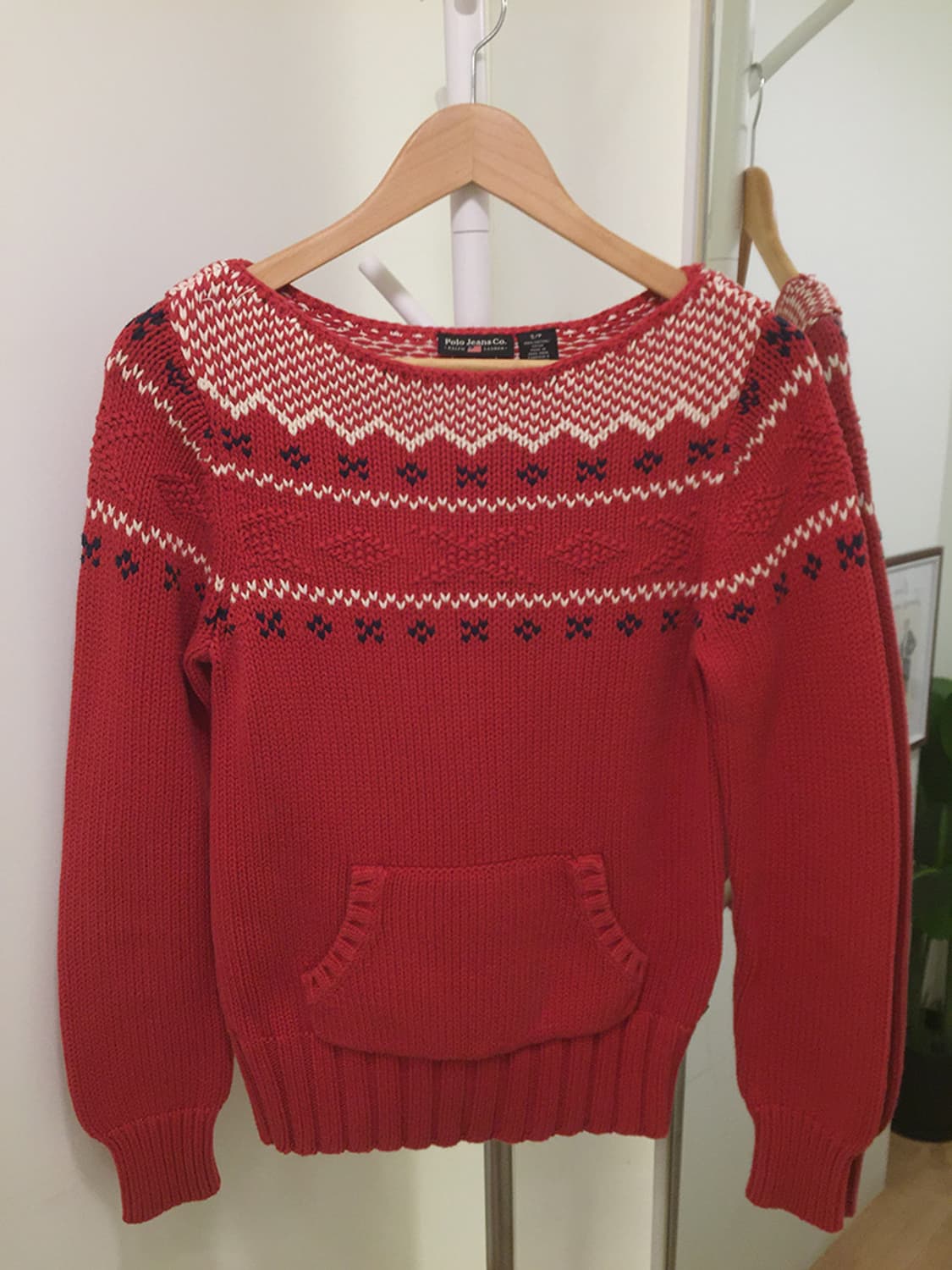 여성 폴로 노르딕 니트 스웨터 95 상품이미지2