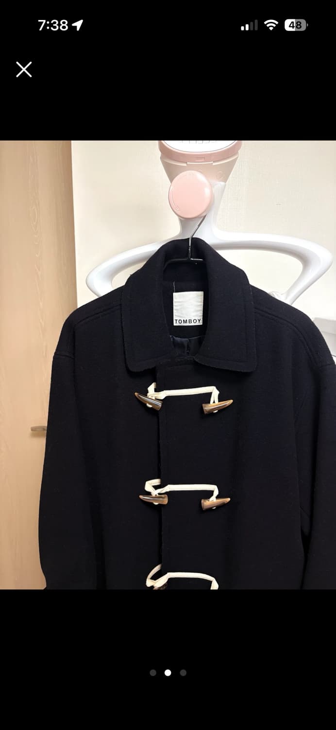 스튜디오 톰보이 코트 떡볶이 더플 코트 네이비 상품이미지2