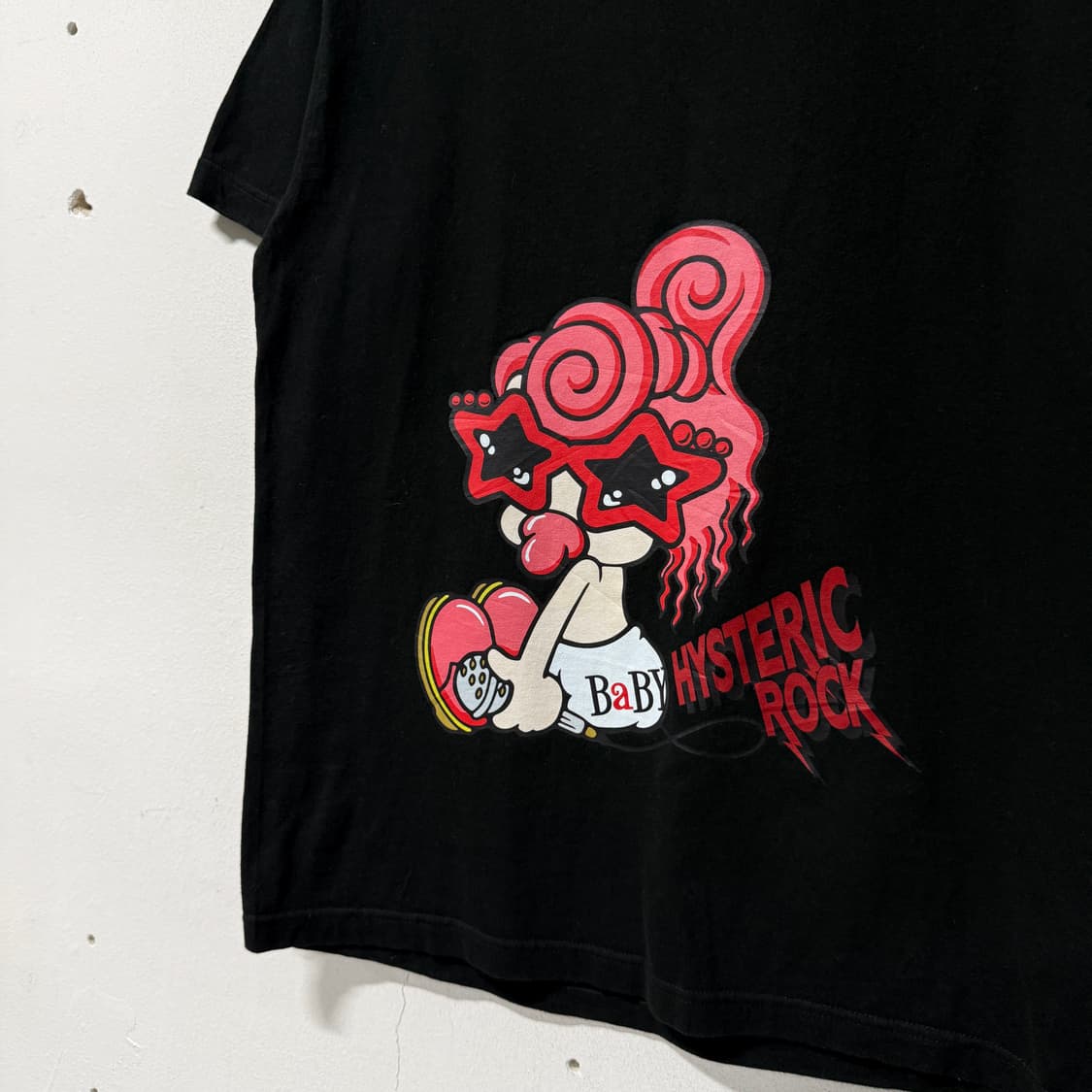 VTG 빈티지 히스테릭 글래머 베이비 락 크롬하츠 커스텀 반팔 티셔츠 상품이미지3