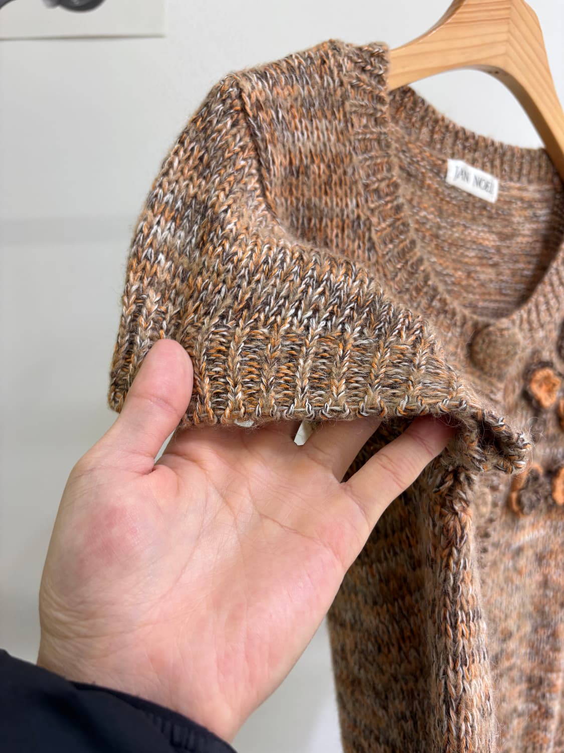 JAN NOEL 니트 반팔 가디건 상품이미지4