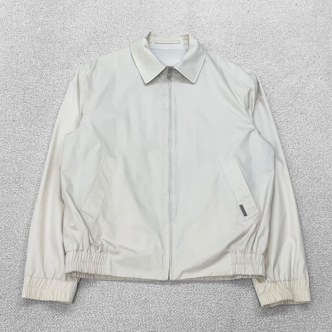 버버리 Burberry 런던 해링턴 블루종 자켓 아이보리 상품이미지1