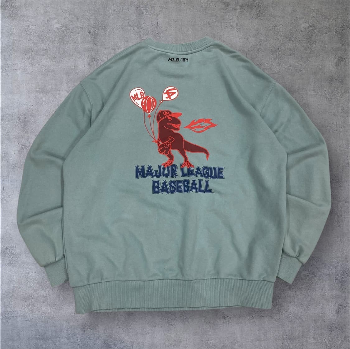 MLB 스카이 컬러 LA다저스 빅로고 맨투맨  상품이미지1