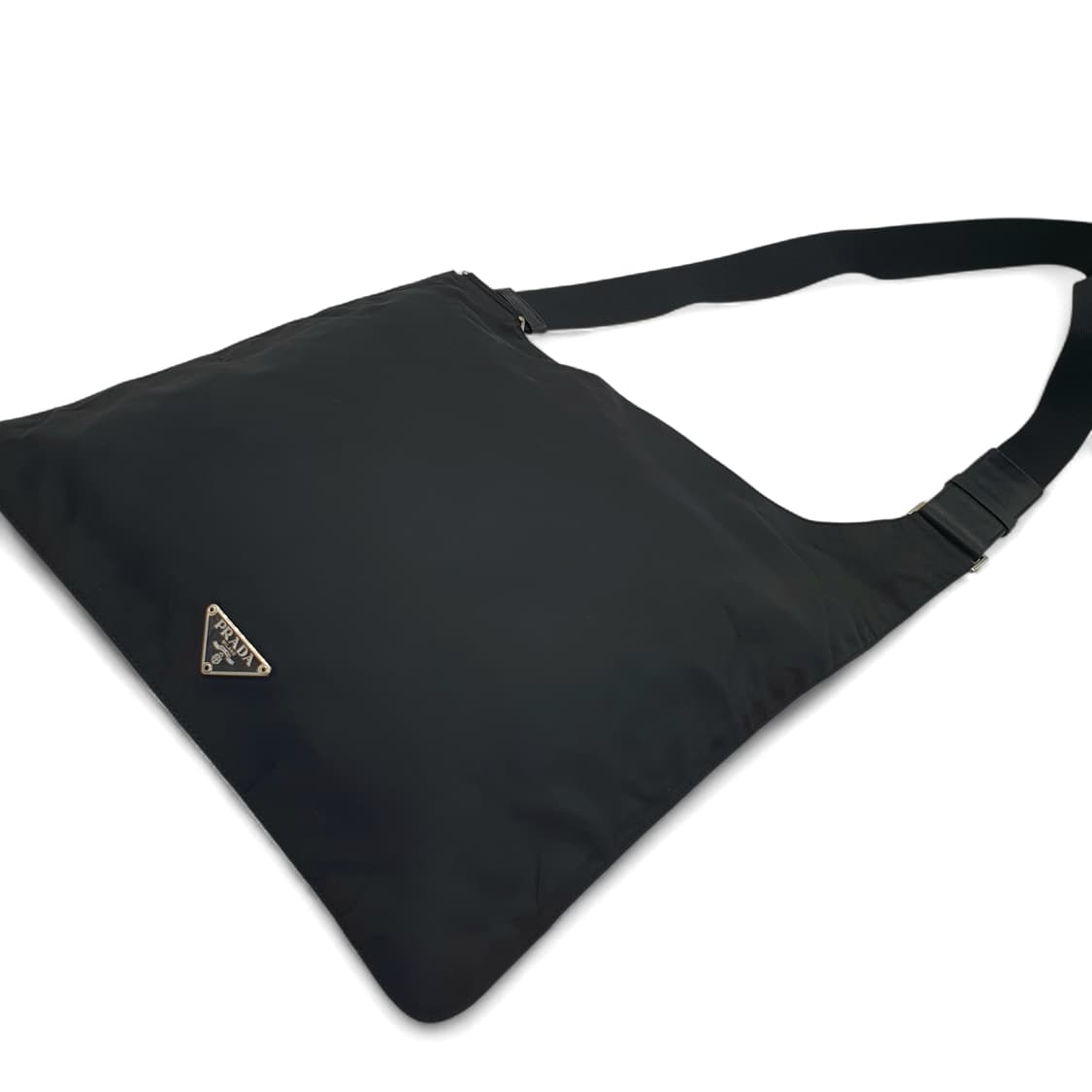 프라다 리나일론 블랙 숄더백 크로스백 남여공용 상품이미지4