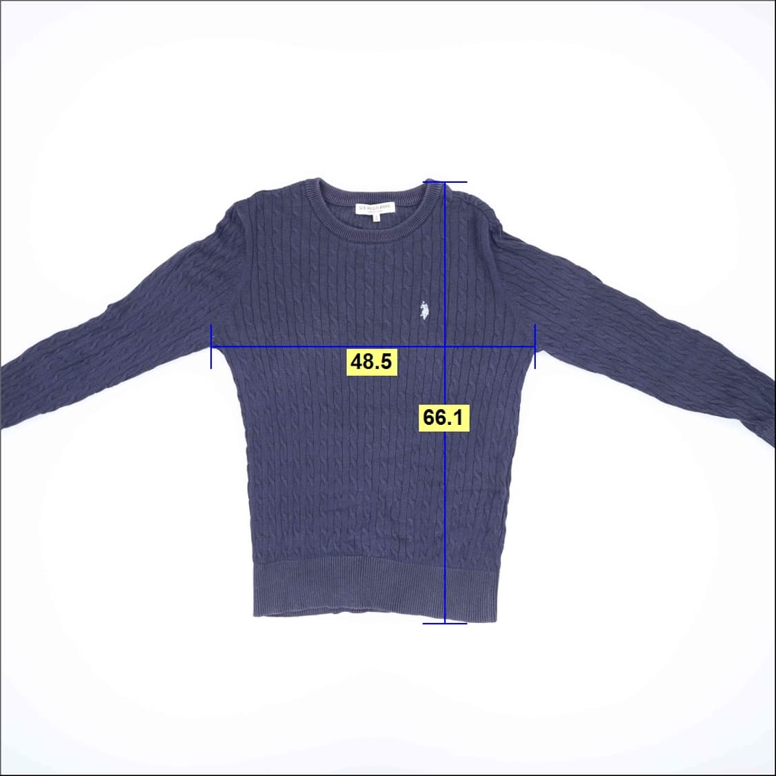 M 신형 US폴로 여성 케이블 니트 0414H1 상품이미지6