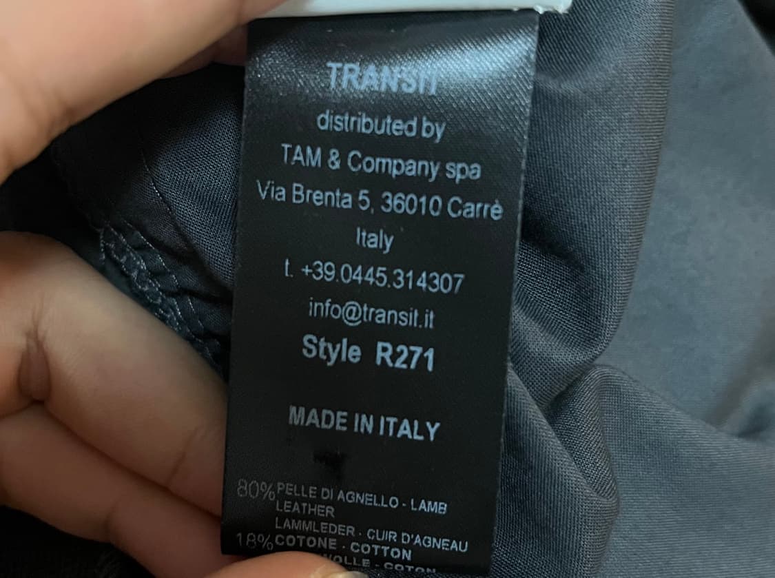 트랜짓 가죽자켓 95사이즈 상품이미지6