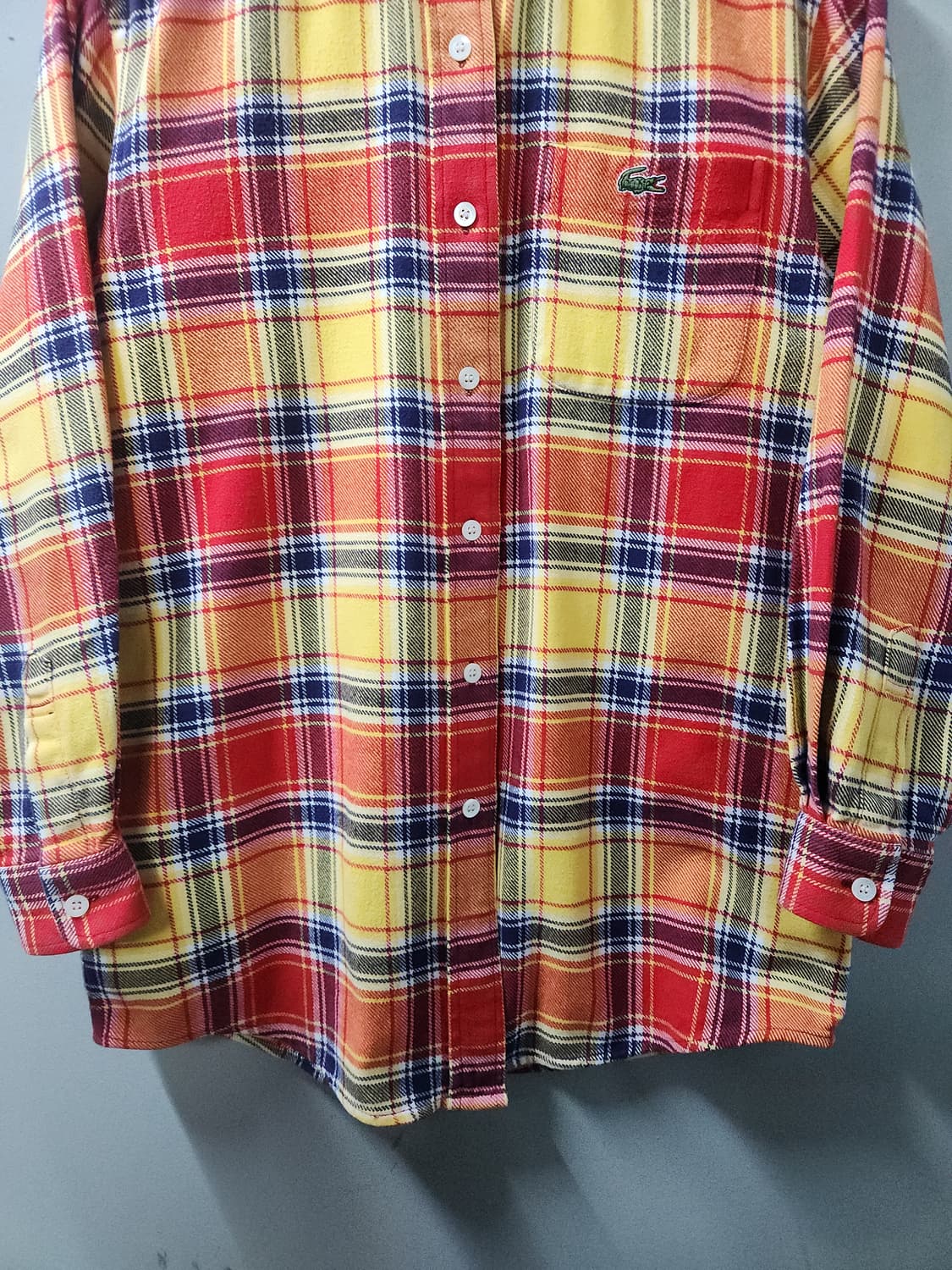 라코스테 여성 프란넬 셔츠 상품이미지2