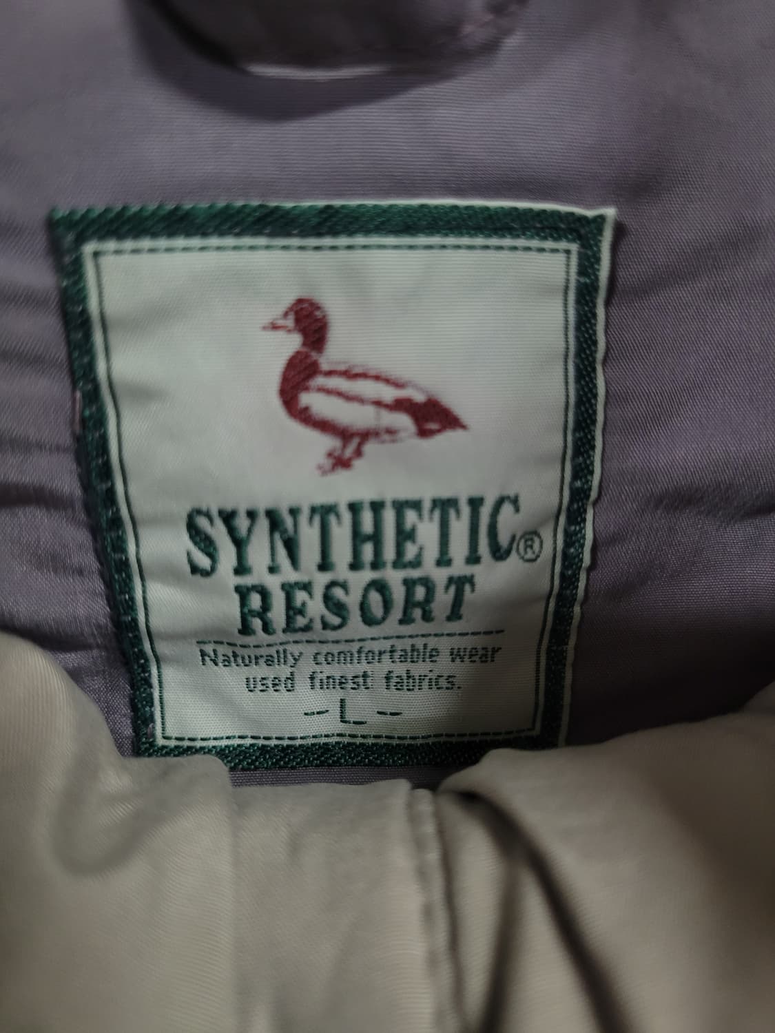 SYNTHETIC RESORT 빈티지 다운 오버핏 자켓 상품이미지4