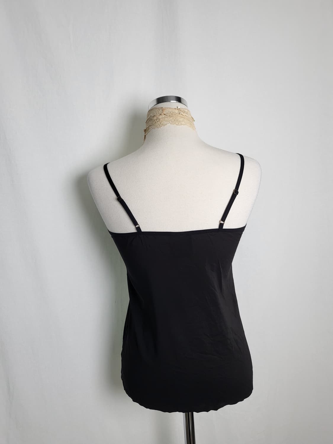 빈티지 세레니티 블랙 슬립 캐미솔 나시 상품이미지2