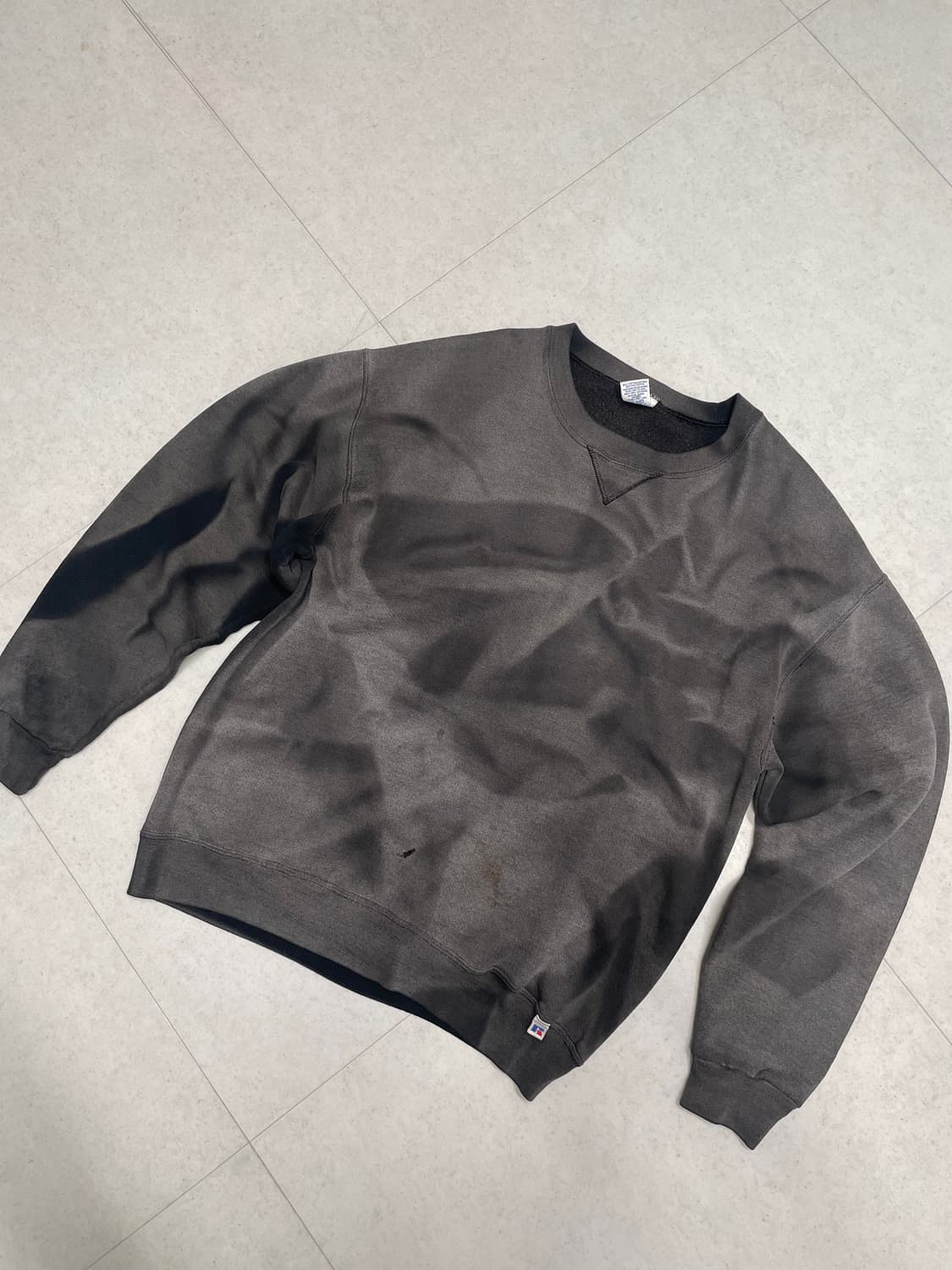 [L] 90's 러셀 선페이드 스웻셔츠 상품이미지2