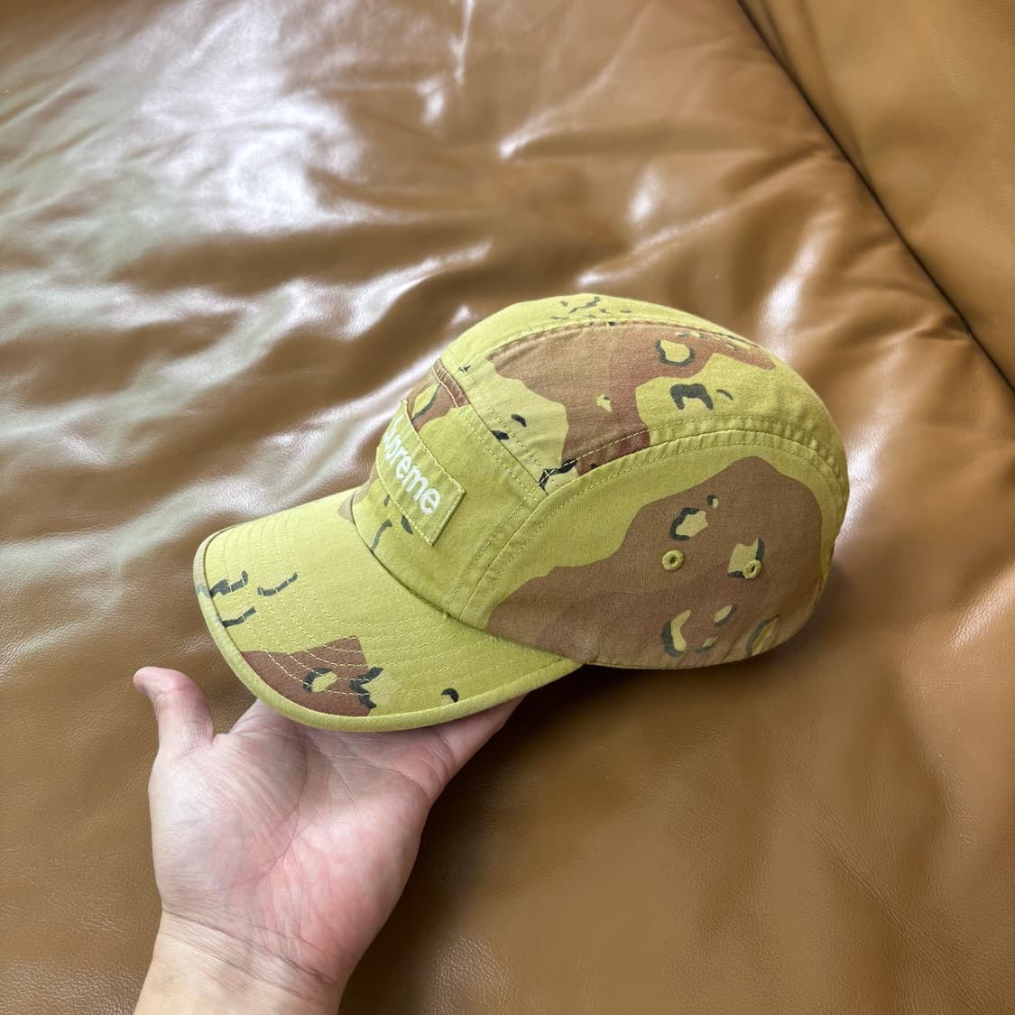 Supreme 슈프림 오버다이드 카모 카키 캠프캡 모자 Camo 상품이미지4